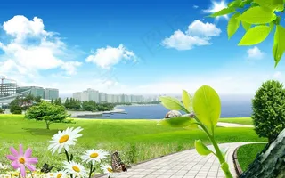 绿色自然背景壁纸图片