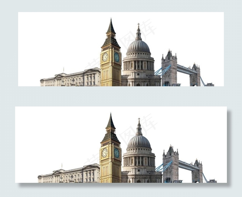 英国古典人文标志性建筑图片(6496X2480(DPI:300))psd模版下载