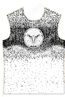 T恤数码印花图片