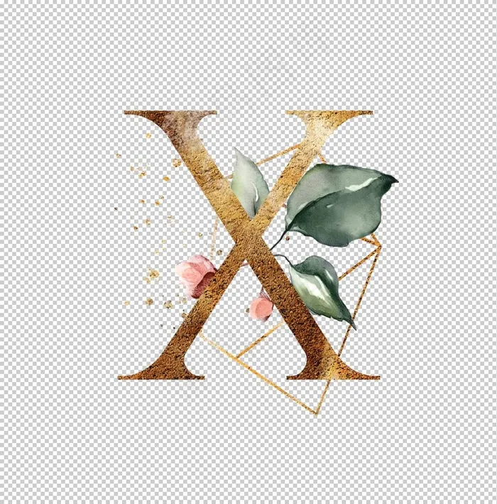 字母X图片