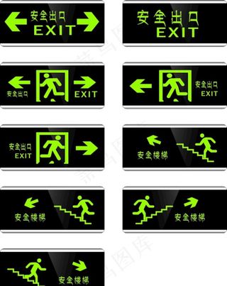 安全通道标牌图片