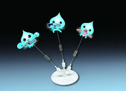 卡通水滴标贴图片