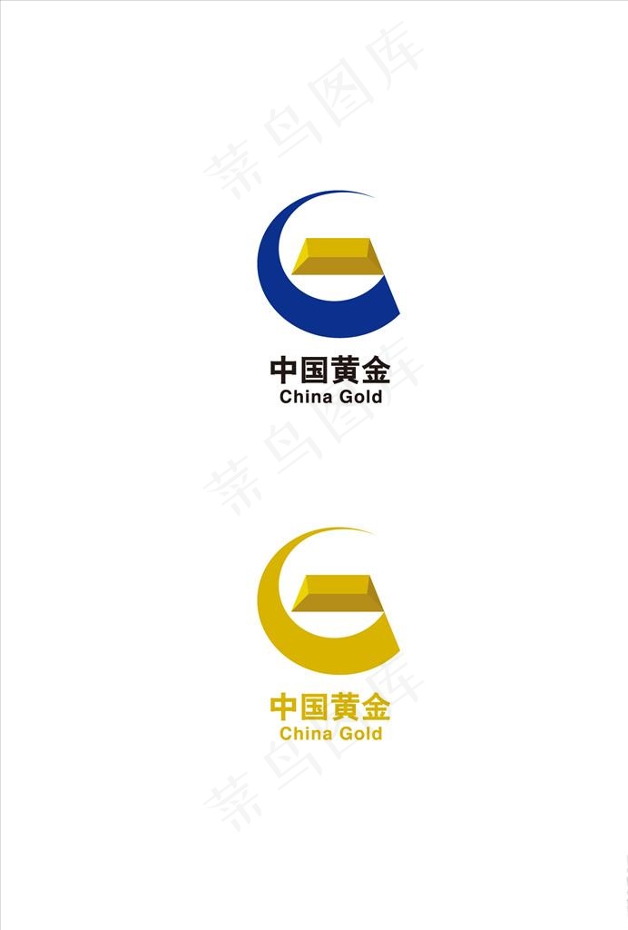 中国黄金logo源文件图片eps,ai矢量模版下载