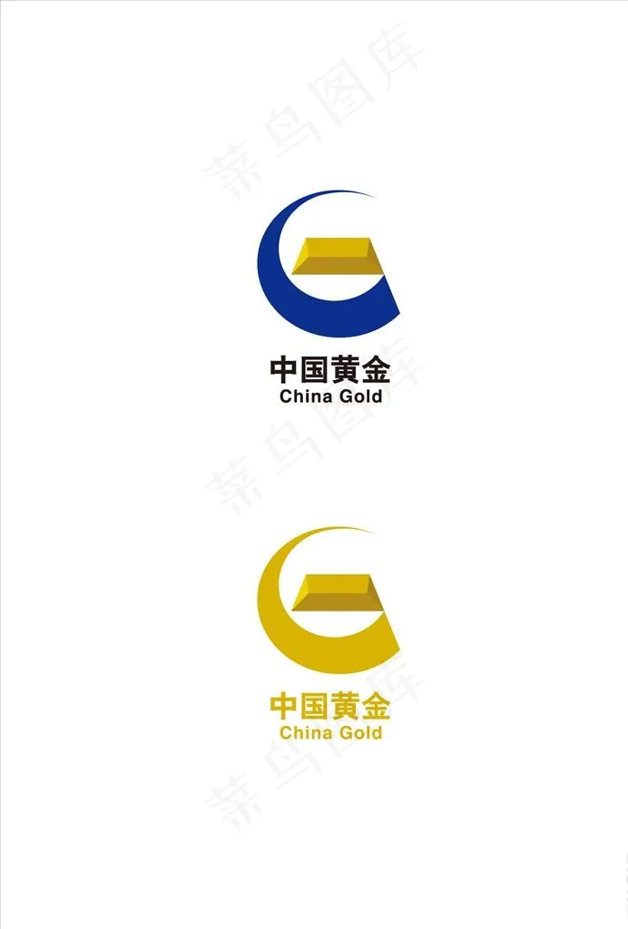 中国黄金logo源文件图片eps,ai矢量模版下载