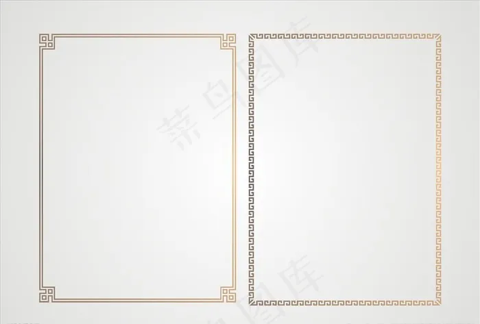 中式边框 装饰边框图片cdr矢量模版下载