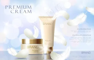 化妆品背景图片