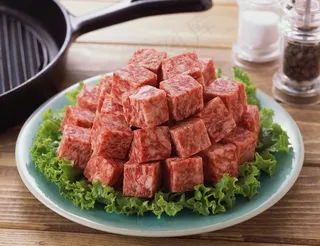 烧烤食材 肉块图片