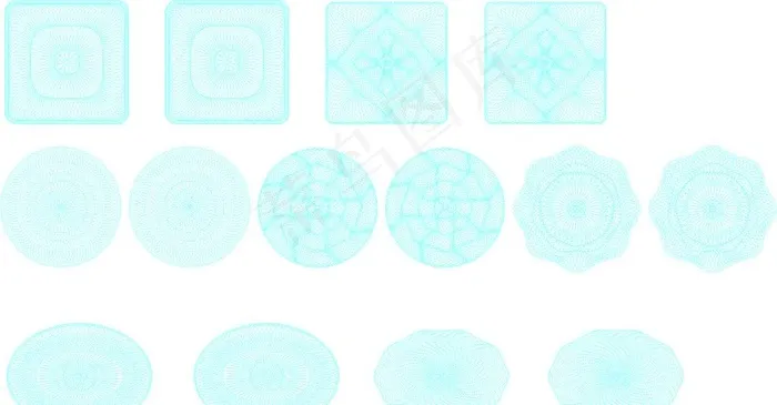 30款防伪码图片cdr矢量模版下载