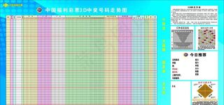 3D中奖号码走势图图片