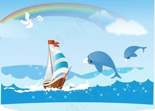 海洋扬帆启航图片