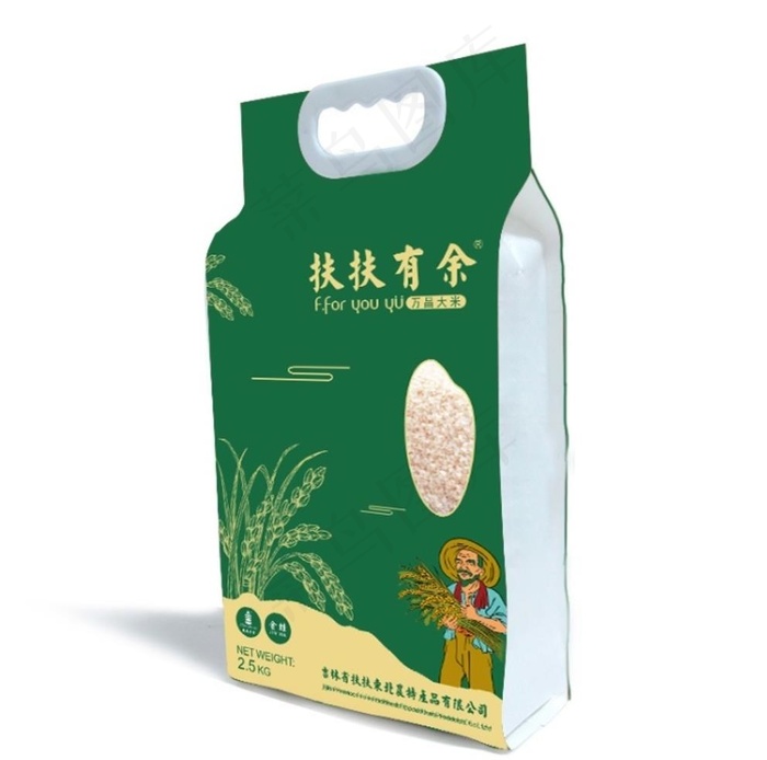 大米包装袋图片
