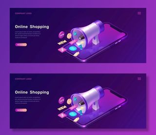 网上购物网页图片