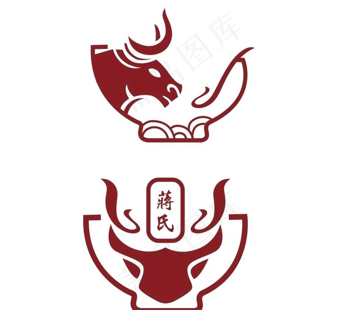 牛肉汤标志LOGO图片cdr矢量模版下载