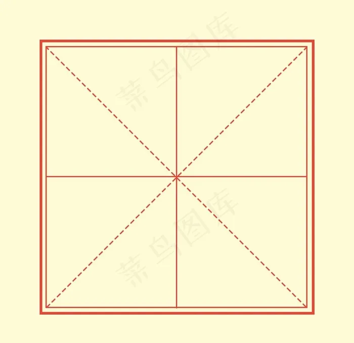 田字格图片psd模版下载