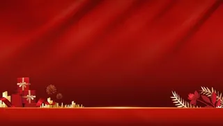 地产红色活动背景图片