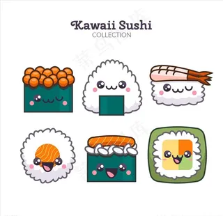 卡通寿司图片