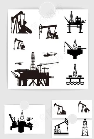 开采石油图片