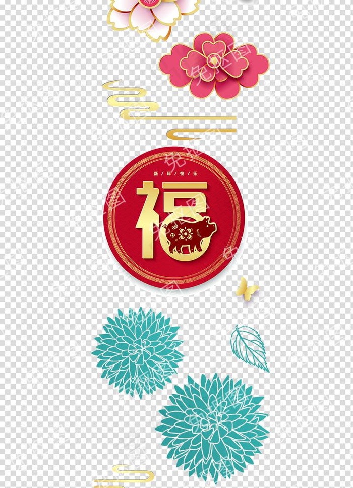 中国风古典素材高清PNG免抠图片psd模版下载