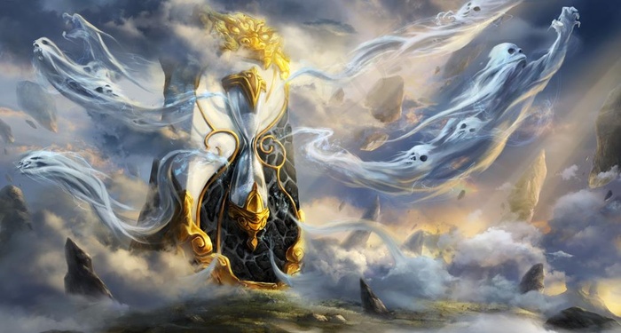 大气仙侠魔幻场景插画图片