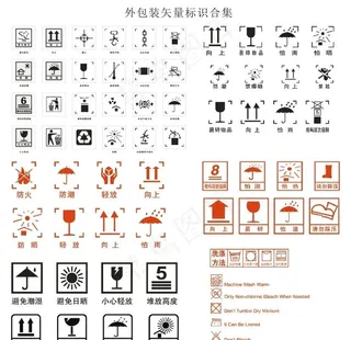 外包装矢量标识图片