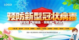 新型冠状病毒宣传图片