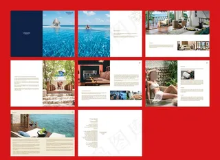 酒店旅游画册图片