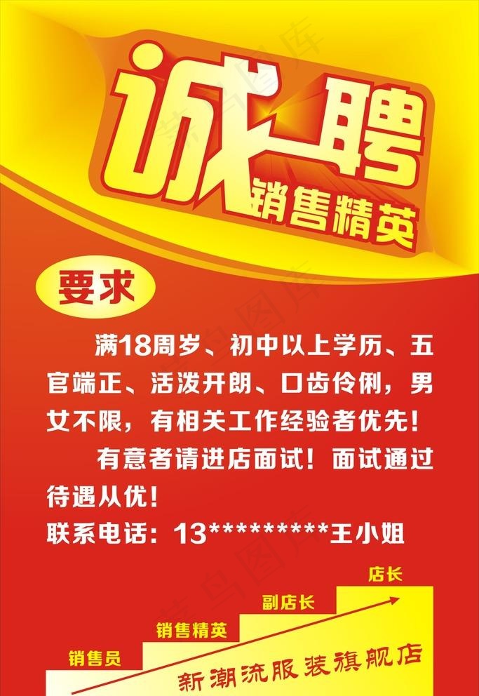 招牌海报图片cdr矢量模版下载