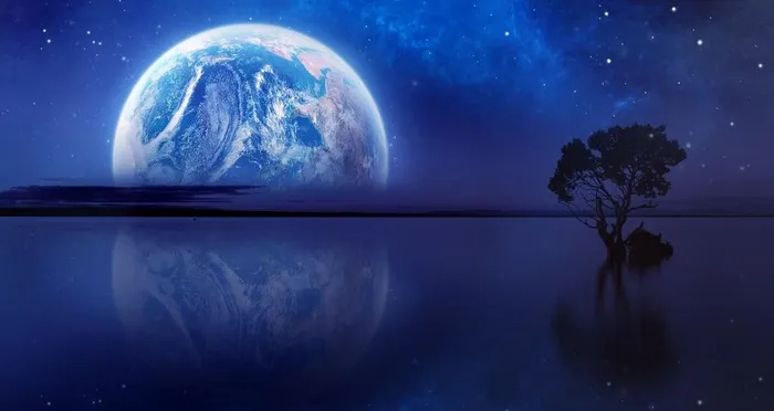 星空背景墙图片(5105X2871(DPI:72))psd模版下载