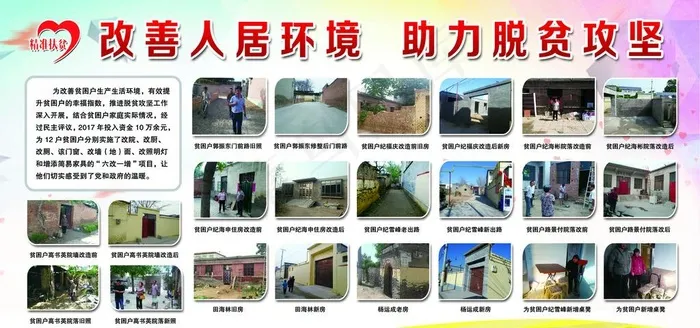 脱贫攻坚欣荣旧貌图片(6614X3307(DPI:70))psd模版下载