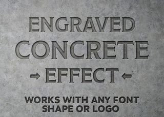 字体样式 混凝土雕刻图片