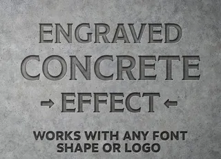字体样式 混凝土雕刻图片