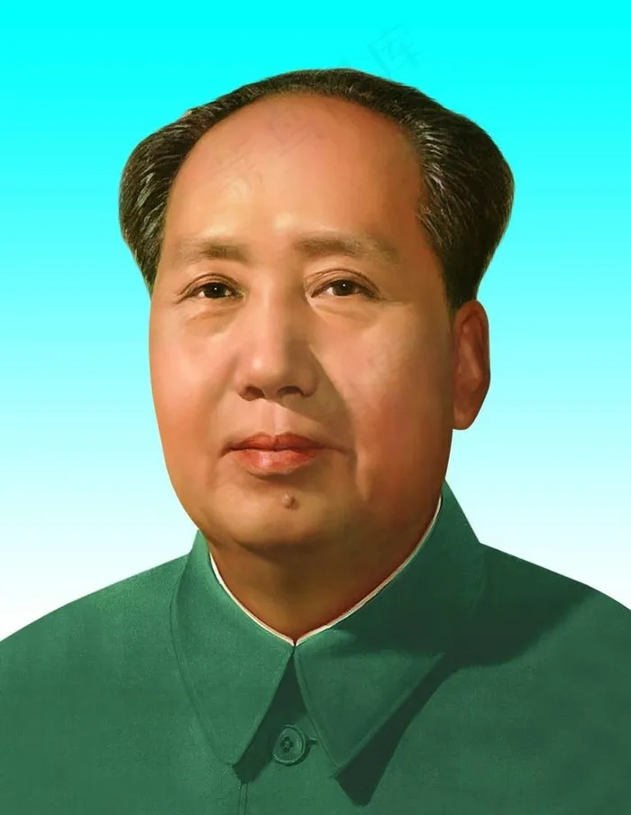 主席像图片psd模版下载