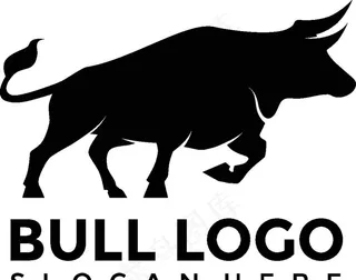 公牛图标图片