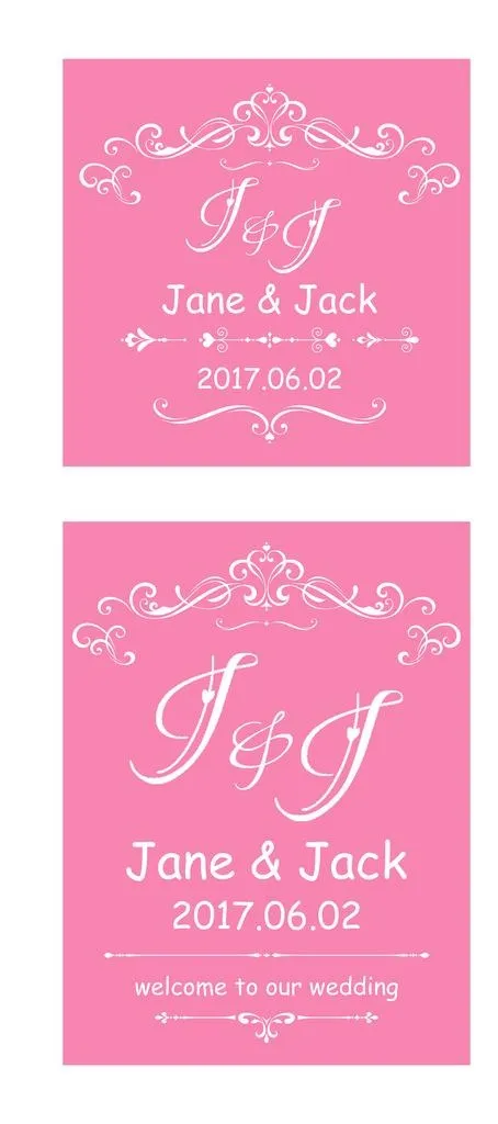 花边婚礼logo&迎宾牌图片(3543X4724(DPI:150))psd模版下载