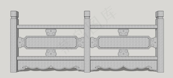 中式栏杆图片