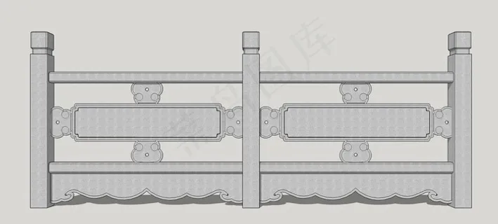 中式栏杆图片
