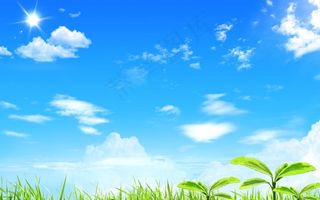 蓝天白云图片