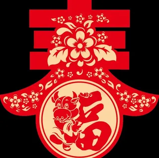 2021春字剪纸图片