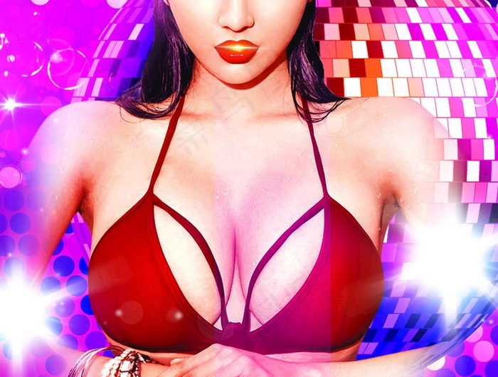 酒吧夜店美女图图片