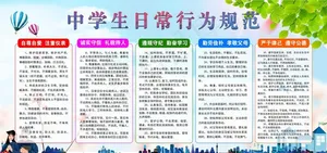 中学生日常行为规范图片