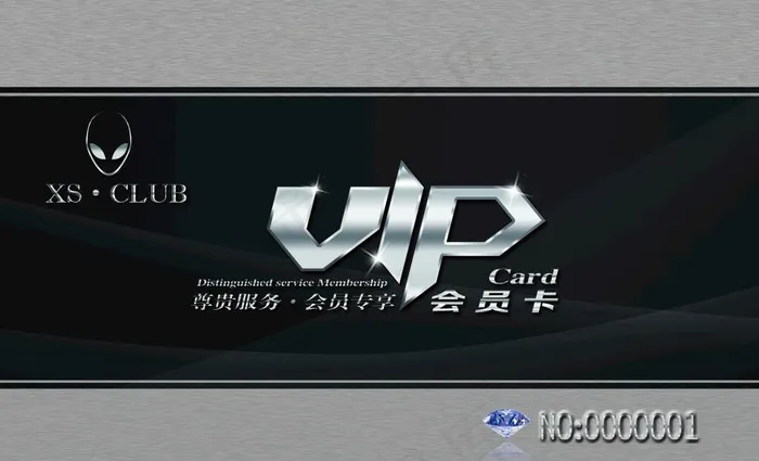 会员卡 VIP卡图片psd模版下载