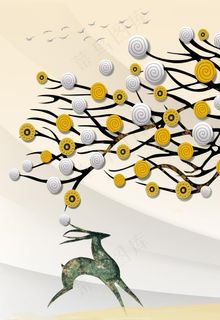 创意国潮装饰画图片