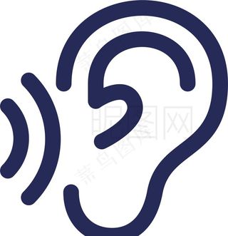 耳朵听图片