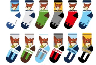 童袜   袜子设计  卡通图片