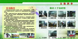 农产品企业展板图片