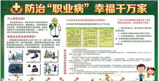 职业病展板图片