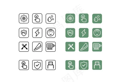 食品电器功能图标图片