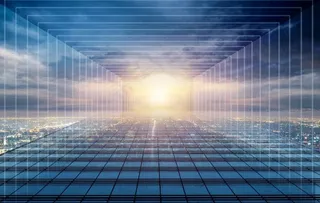 科技城市背景图片