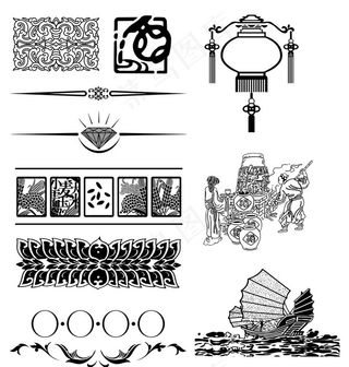 酒包装元素 酒标图片