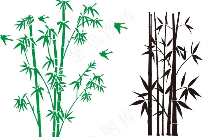 竹子图片cdr矢量模版下载